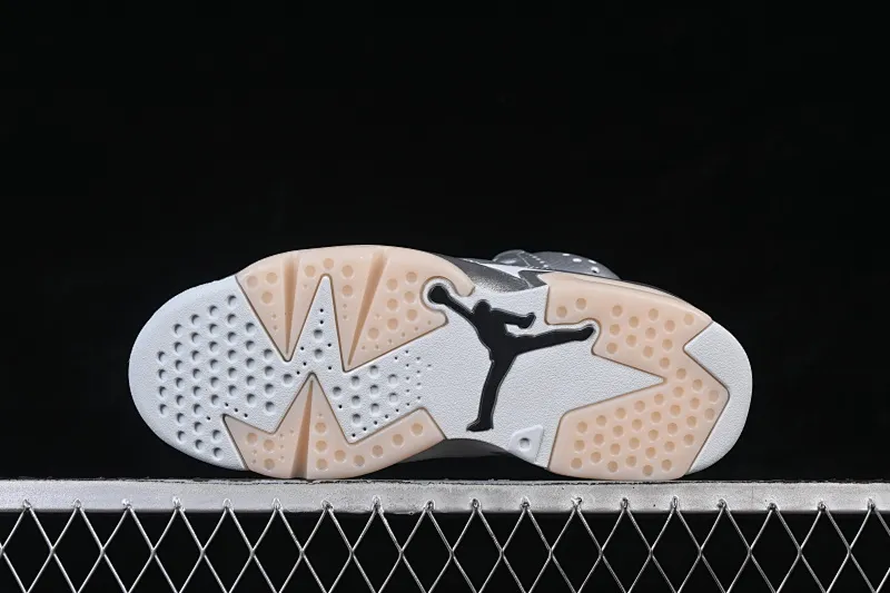 All categories Air Jordan Jordan series basketball shoes Air Jordan 6 PSG x Air Jordan 6 Retro AJ6 Joe 6 Liquid Silver Paris IQ5135-010